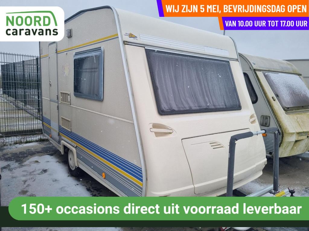 liberty ​​​​​​​350 EK MOVER + VOORTENT+LICHTGE, Caravans en Kamperen, Overige merken, Rondzit, Tot en met 2, Bedrijf