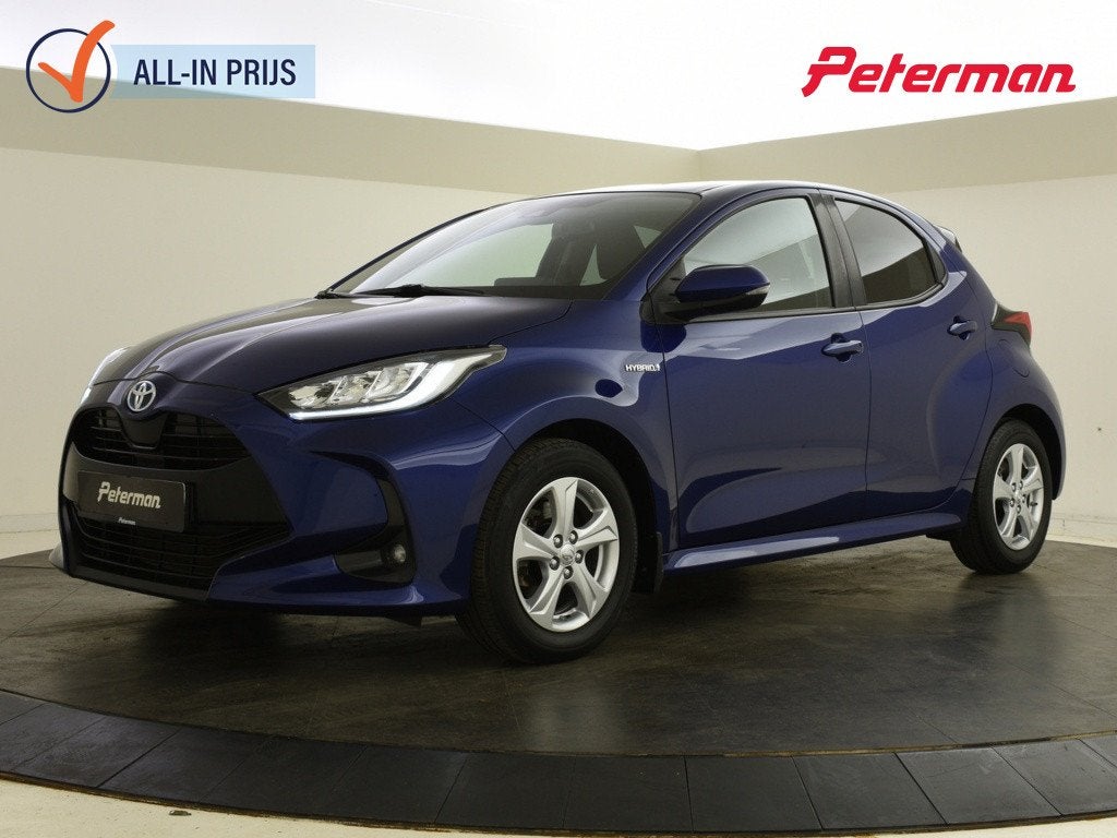 Toyota Yaris 1.5 Hybrid Vision | Carplay | adaptive Cruise |, Auto's, Gebruikt, 4 cilinders, Blauw, 116 pk
