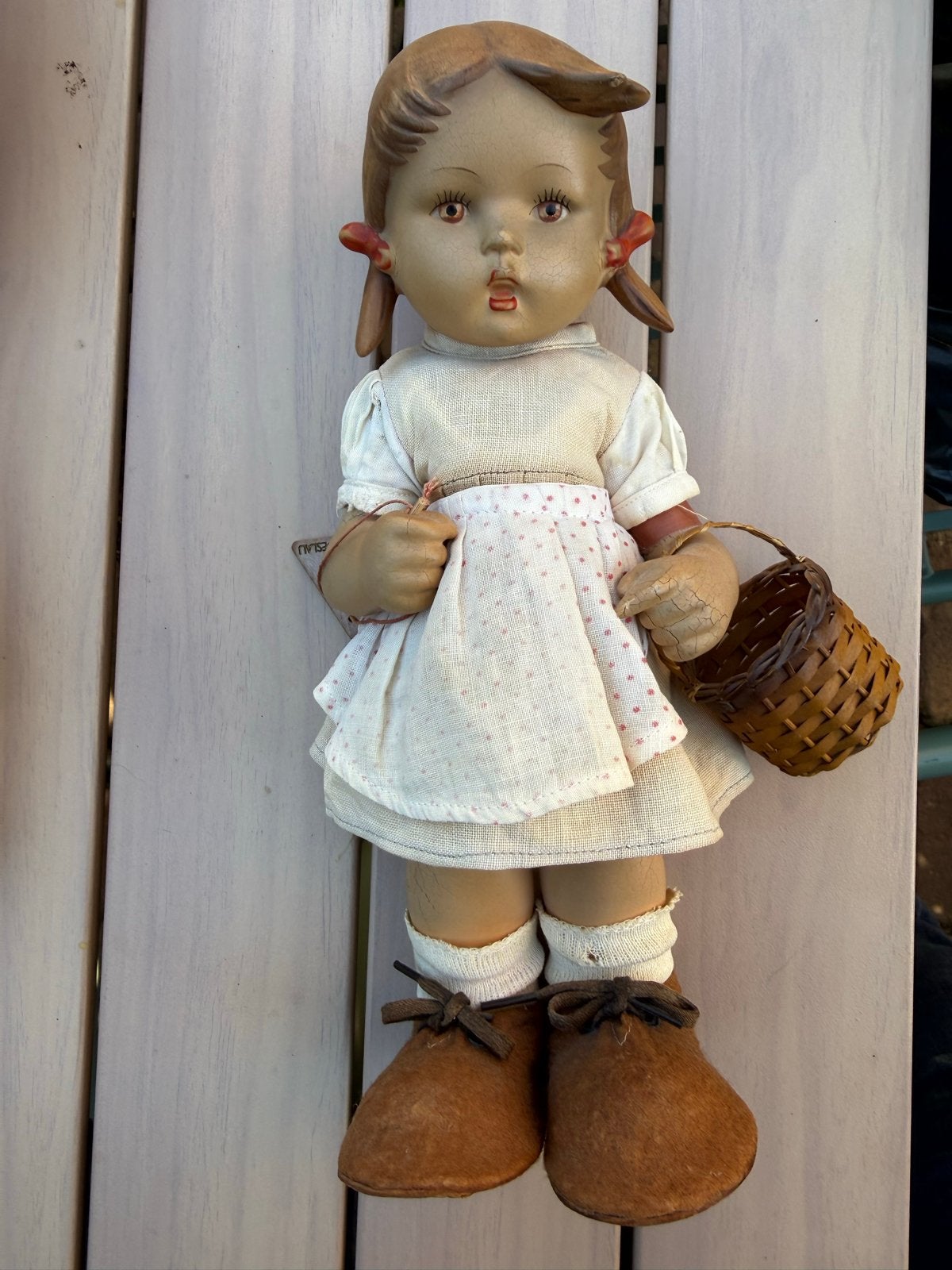 M. J. Hummel Gretl pop van W. Goebel - Uniek verzamelobject, Ophalen of Verzenden, Gebruikt, Overige typen