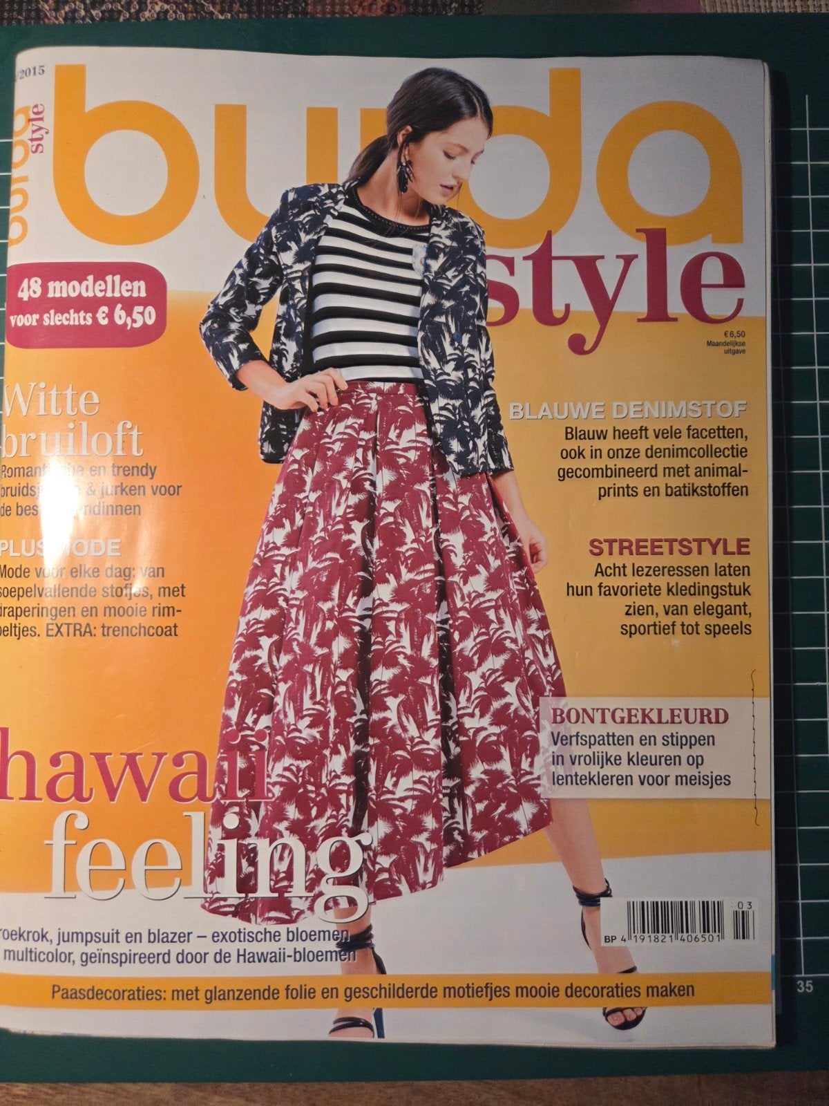 Burda Style 03/2015 - Hawaiiaanse Feeling, Boeken, Tijdschriften en Kranten, Gelezen, Damesbladen, Ophalen of Verzenden