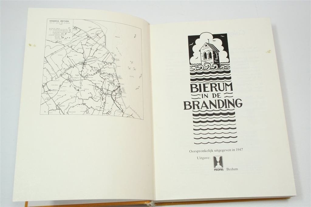 Bierum in de Branding — Dorpsgeschiedenis Groningen 448p, Ophalen of Verzenden, Gelezen