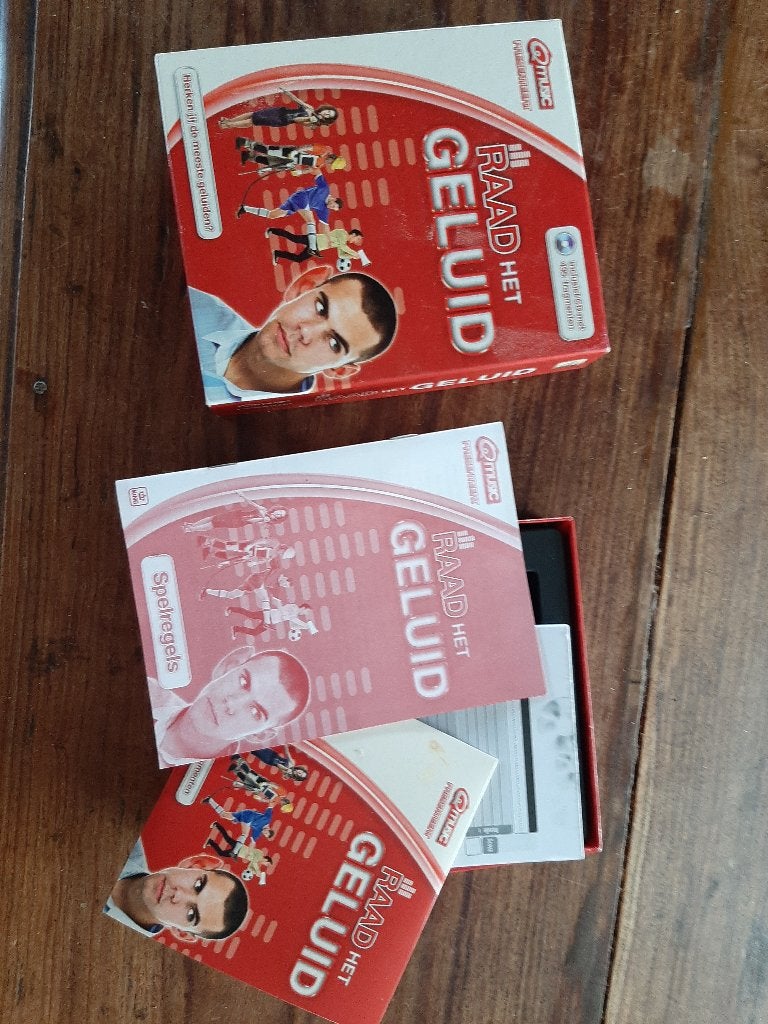 Raad het geluid  spel voor zak snoep, Vijf spelers of meer, Ophalen, Zo goed als nieuw, King.