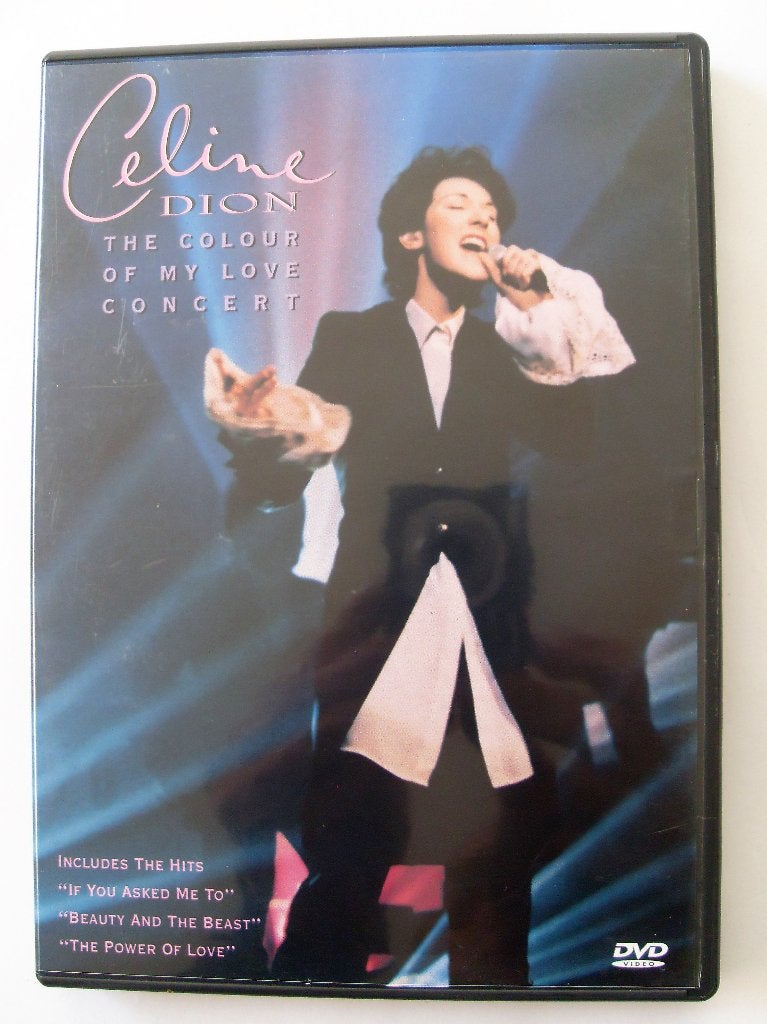 Celine Dion - The Colour of my Love concert (originele dvd), Alle leeftijden, Ophalen of Verzenden, Zo goed als nieuw, Concert