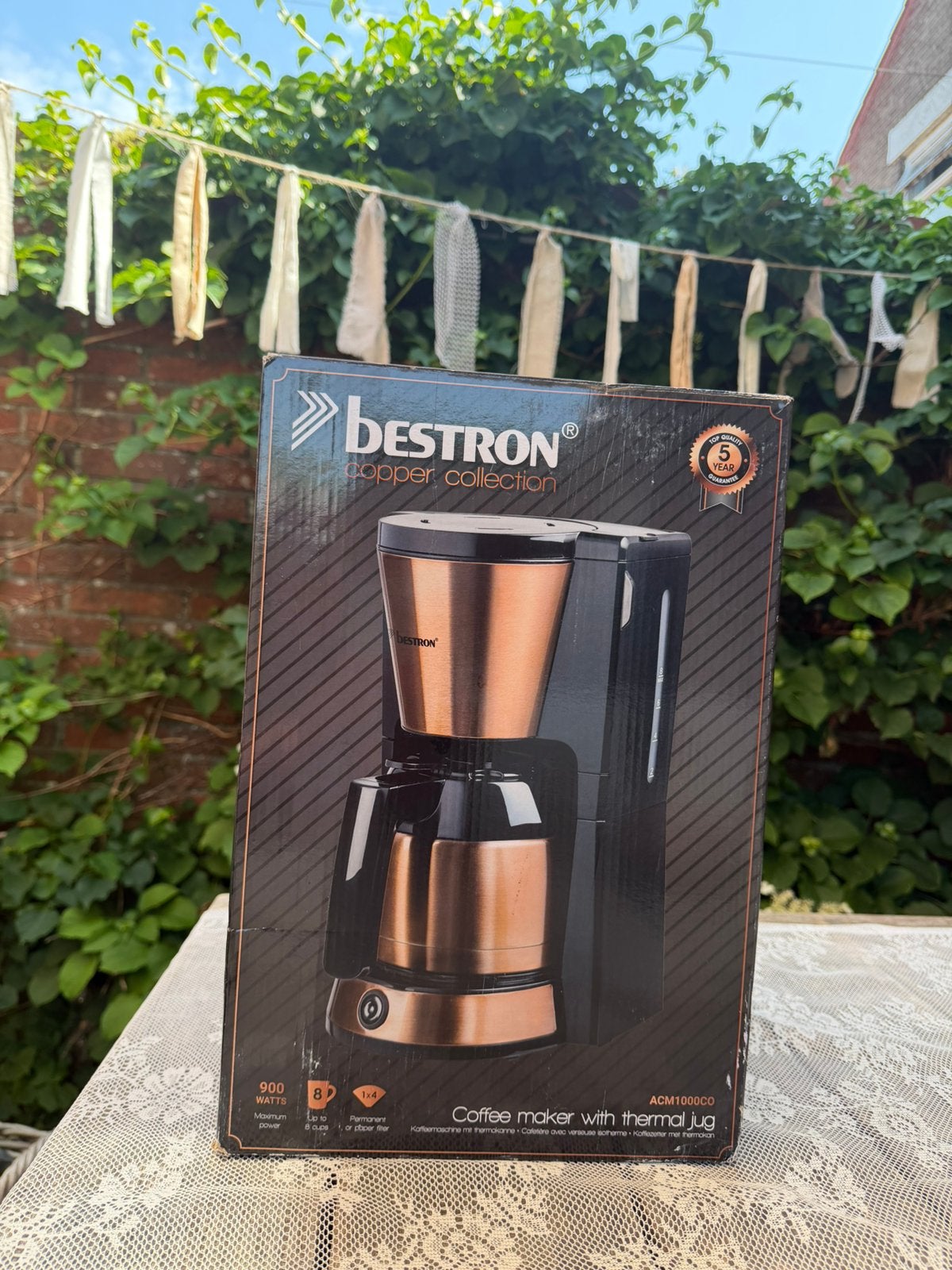 Nieuw Bestron koffiezetapparaat, 4 tot 10 kopjes, Ophalen of Verzenden, Nieuw, Koffiemachine