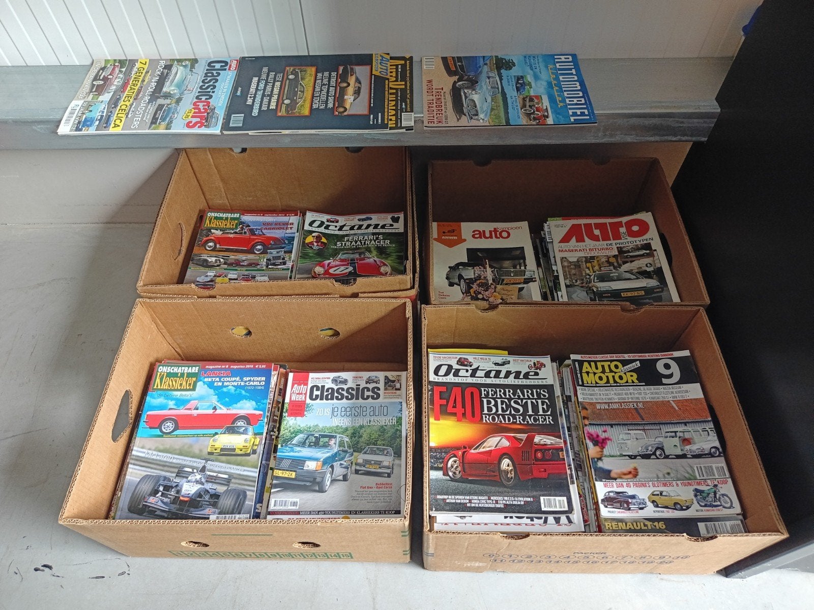 4 dozen oldtimer en klassieker bladen tijdschriften., Ophalen