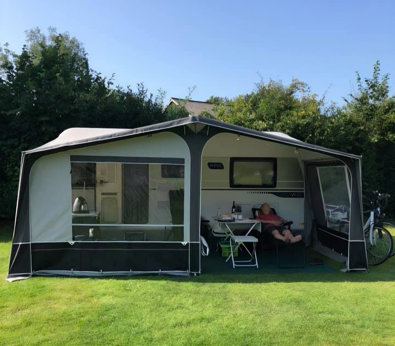 IsabellaVentura Pacific 250 voortent, Caravans en Kamperen, Ophalen, Gebruikt, Ten Cate All Season 240g/m2, Unico Ventura