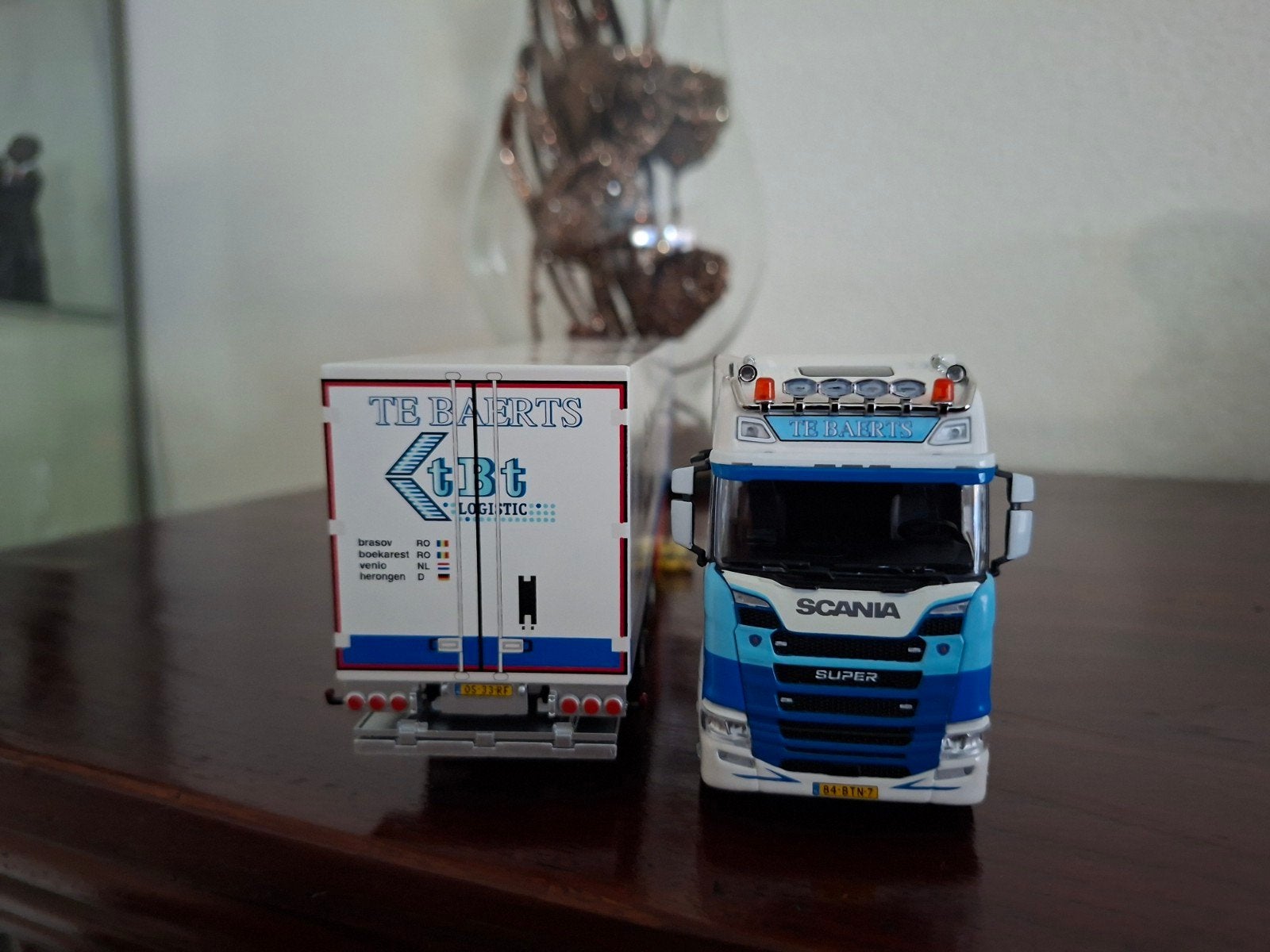 Scania  T.E. Baerts bloemen Transport, Hobby en Vrije tijd, Ophalen of Verzenden, Nieuw, Bus of Vrachtwagen, Overige merken