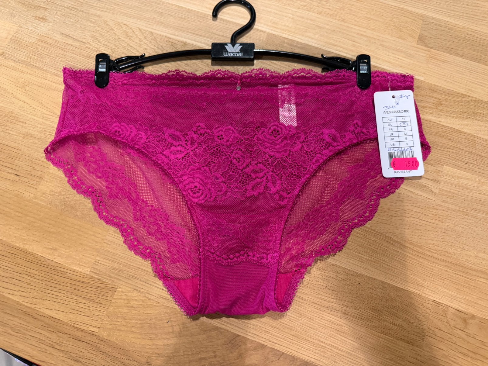 Wacoal slip 36/ S NIEUW!! Nu €15, Ophalen of Verzenden, Roze, Slip