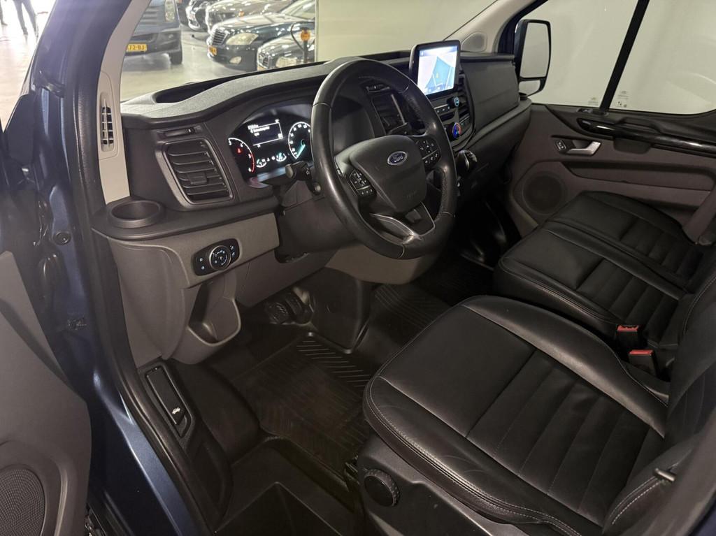 Ford Transit Custom 2.0 TDCI 130PK L2H1 TRAIL l AIRCO l NAVI, Auto's, Bestelauto's, Voorwielaandrijving, 4 cilinders, Blauw, 2800 kg