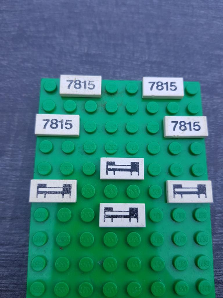Tegels 1x2 bedrukt voor set 7815, Kinderen en Baby's, Speelgoed | Duplo en Lego, Lego, Ophalen of Verzenden, Losse stenen, City