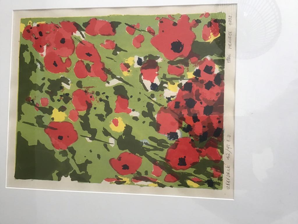 Klaprozen, Antiek en Kunst, Kunst | Litho's en Zeefdrukken, Ophalen