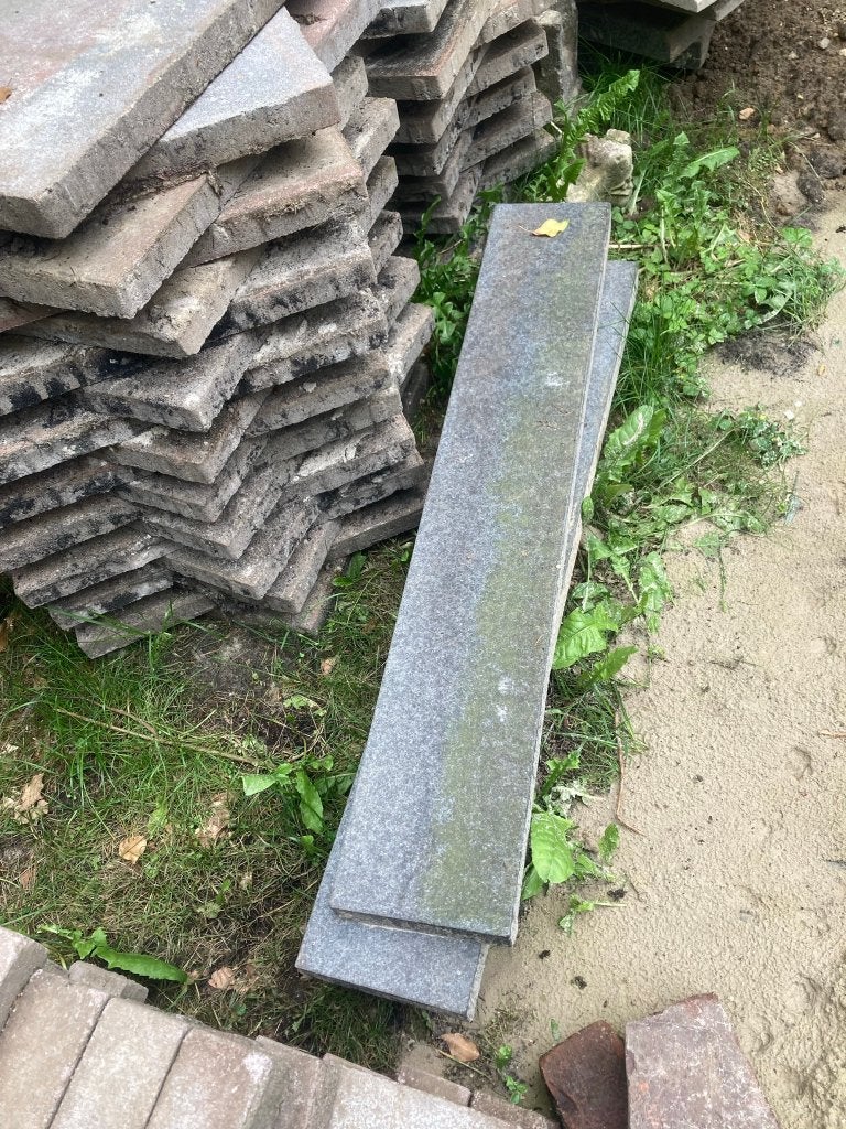 Natuursteen en betonnen opsluitbanden, Ophalen, Gebruikt, Overige typen, Natuursteen