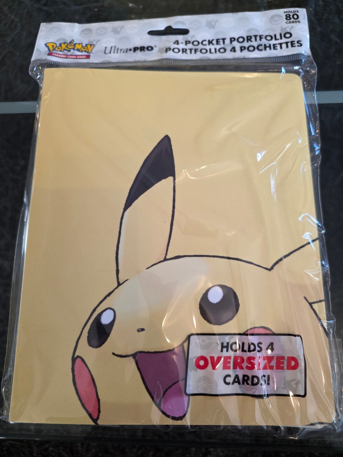 Pokémon Ultra Pro Pikachu 4-Pocket Portfolio (80 kaarten), Ophalen of Verzenden, Nieuw, Overige typen