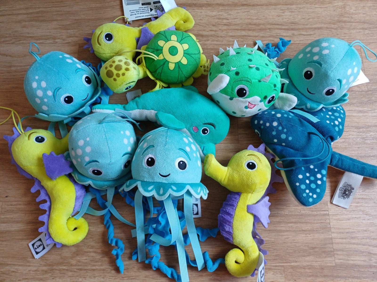lidl mini's zeedieren rog dolfijn zeepaardje schildpad, Ophalen of Verzenden, Zo goed als nieuw, Overige typen