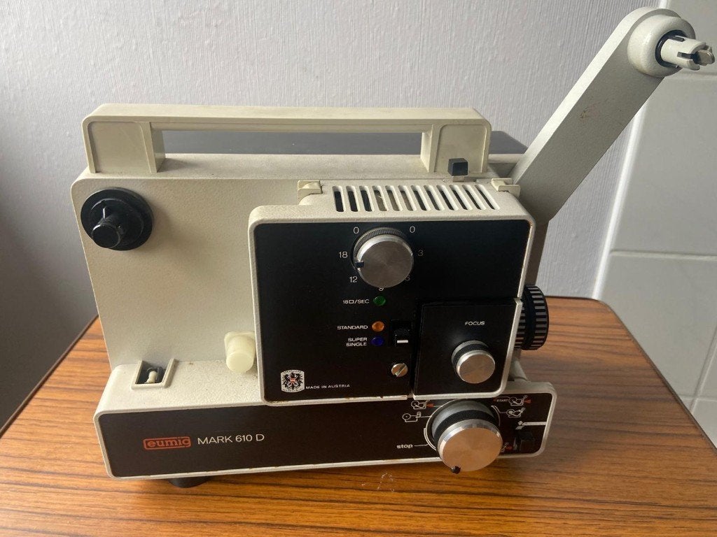 8 mm Filmprojector, Ophalen, 1960 tot 1980, Projector