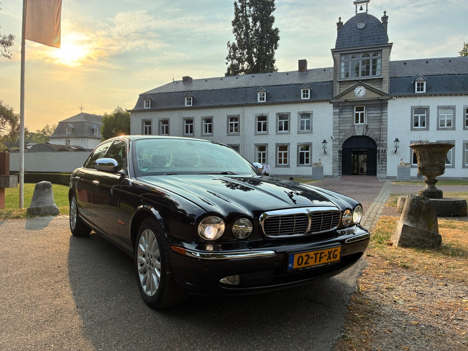 Jaguar XJ 3.5 LWB AUT 2005 Zwart, Auto's, Jaguar, Automaat, Achterwielaandrijving, 258 pk, 3555 cc