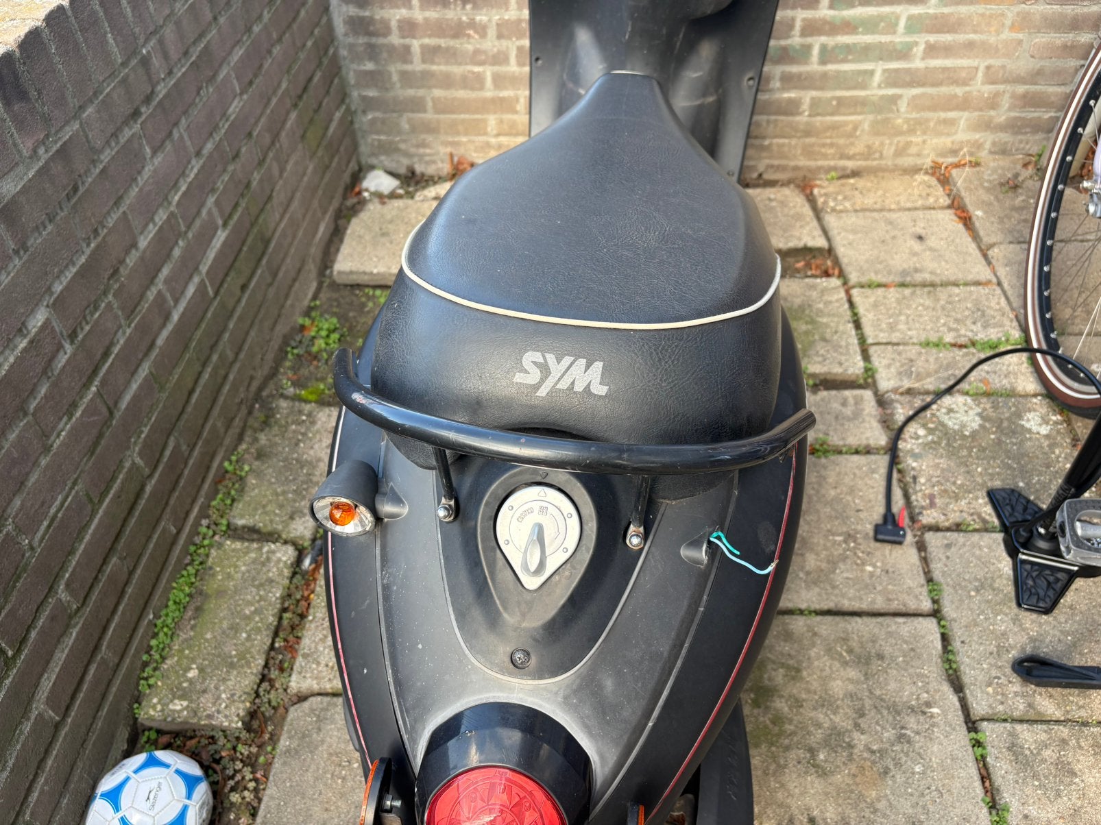 Mio blauwe kenteken, Ophalen of Verzenden, Zo goed als nieuw