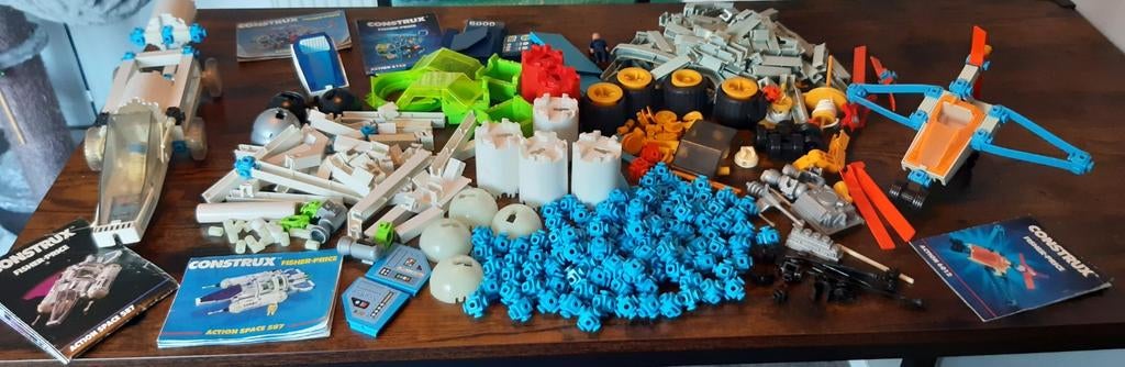 Construx Fisher-Price action 6012, 6160, action space 587, Kinderen en Baby's, Speelgoed | Bouwstenen, Ophalen of Verzenden