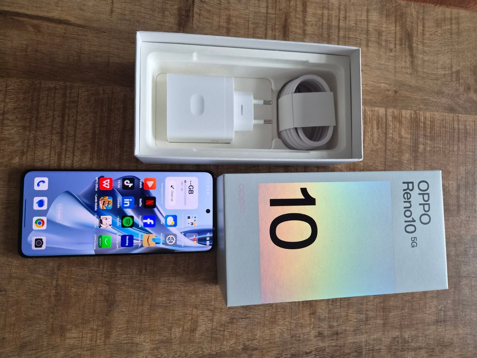 OPPO Reno10 5G met OPPO Watch Free, Telecommunicatie, Overige modellen, Ophalen of Verzenden, Zo goed als nieuw, Zonder simlock