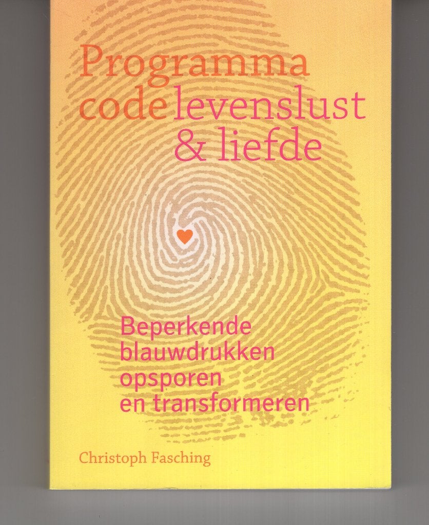Programma code levenslust en liefde Christoph Fasching, Ophalen of Verzenden, Zo goed als nieuw, Tarot of Kaarten leggen, Overige typen