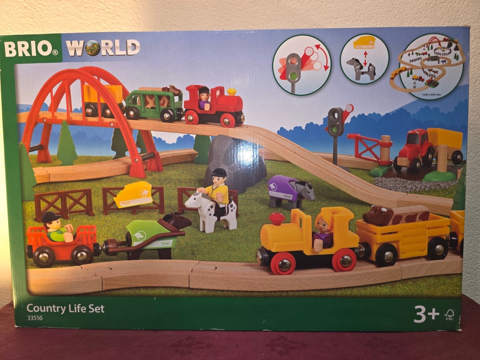 Brio World Country Life Set 33516 - Nieuw in doos, Ophalen of Verzenden, Nieuw, Overige typen