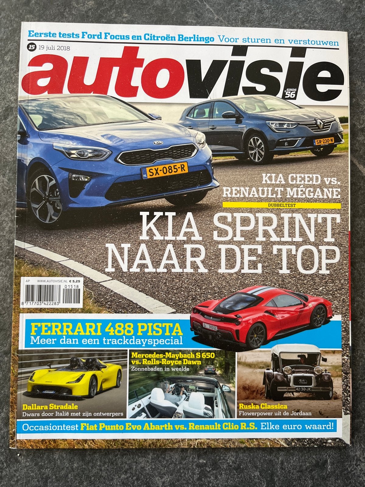 Autovisie - Ruska Classica, Ford Focus, Renault Megane, Boeken, Ophalen of Verzenden, Zo goed als nieuw