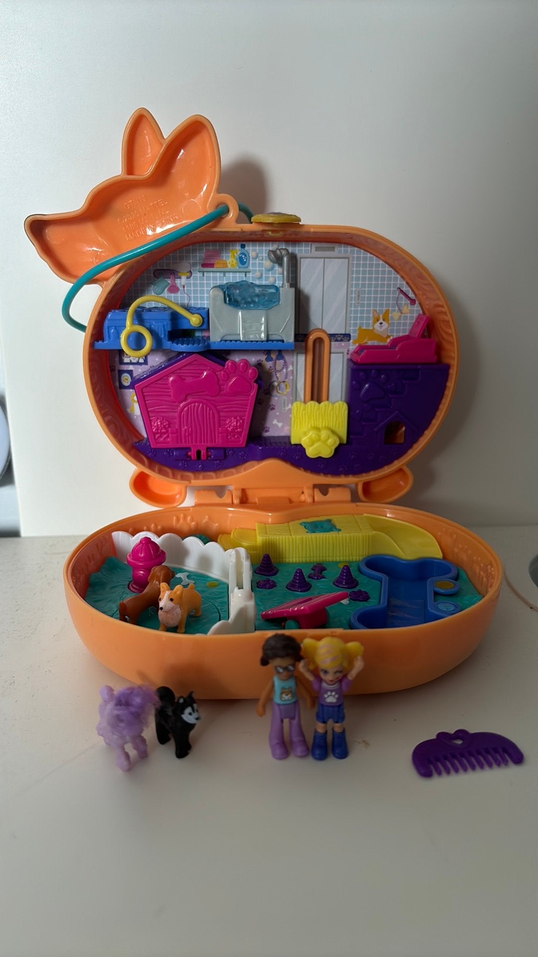 Poly pocket hondenverzorging, Ophalen, Zo goed als nieuw, Poppenhuis