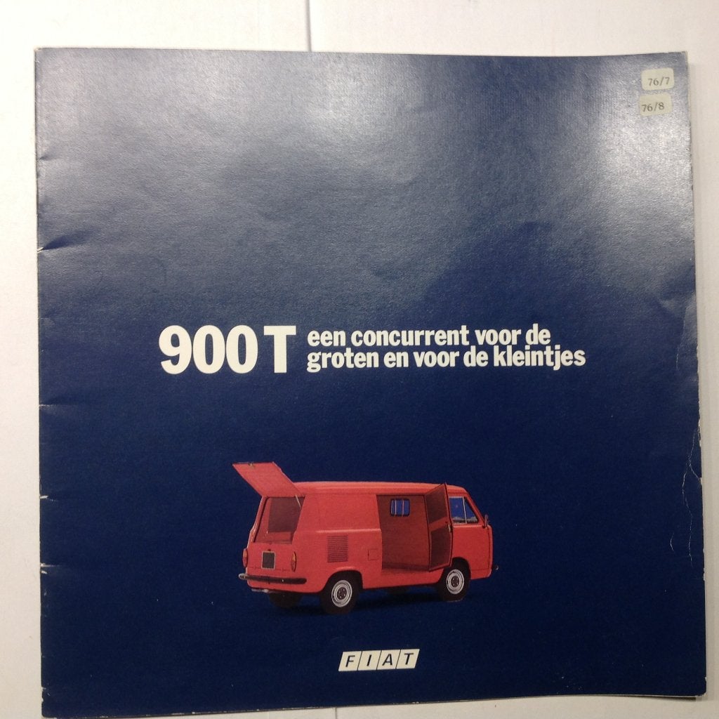 Fiat 900 T folder NED 24 blz  1976, Ophalen of Verzenden, Nieuw, Overige merken
