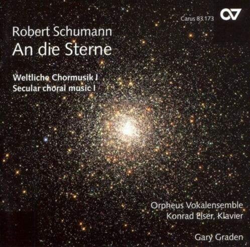 CD Robert Schumann - An die Sterne (Carus), Ophalen of Verzenden, Zo goed als nieuw, Romantiek, Inclusief boekje