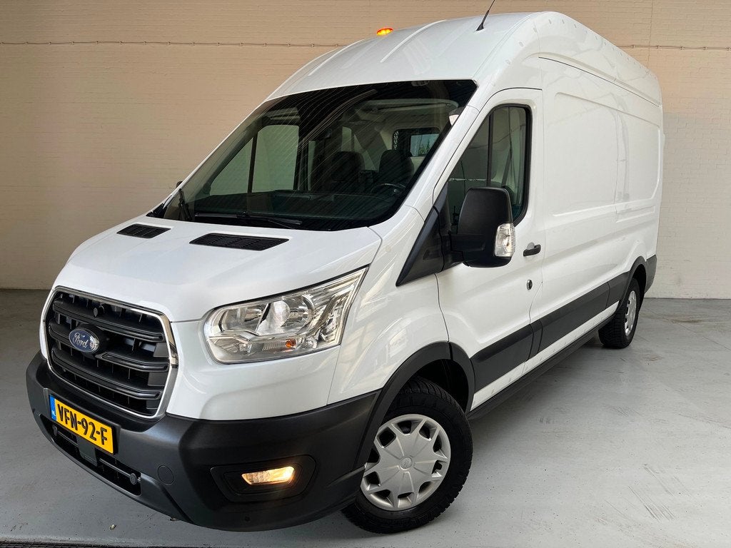 Ford Transit Servicewagen 350 2.0 TDCI 130PK euro6 L3H3 Tren, 4 cilinders, Met garantie (alle), 2800 kg, Wit