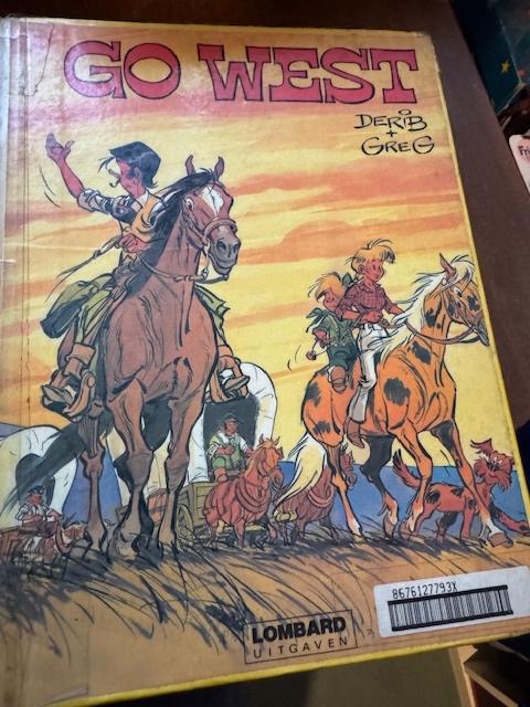 Go West - Derib & Greg (Lombard Uitgaven), Boeken, Stripboeken, Eén stripboek, Ophalen of Verzenden, Derib & Greg, Gelezen