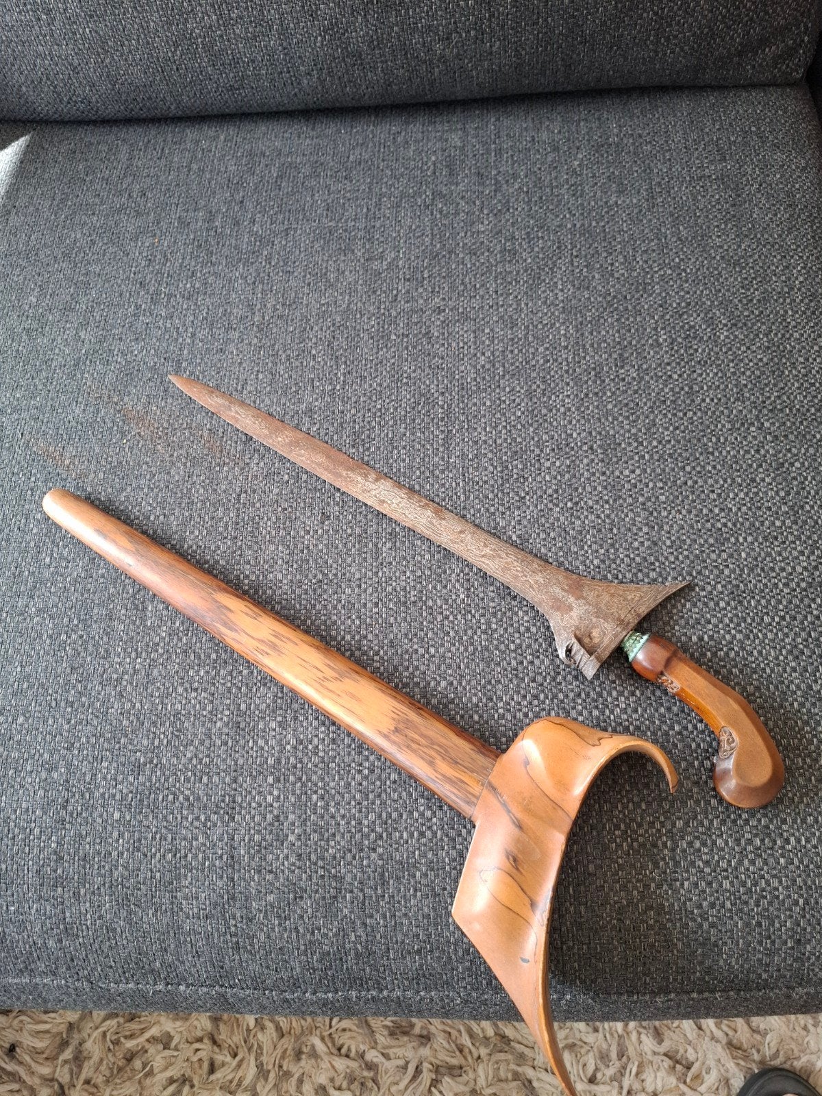 Keris Tilam Zwaard - Mooie Staat met Lichte Roest, Ophalen