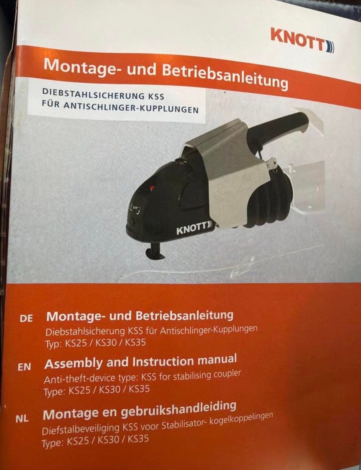 Nieuw Knott KSS Koppelingsslot SCM Goedgekeurd KS-25/30/35, Ophalen of Verzenden, Nieuw