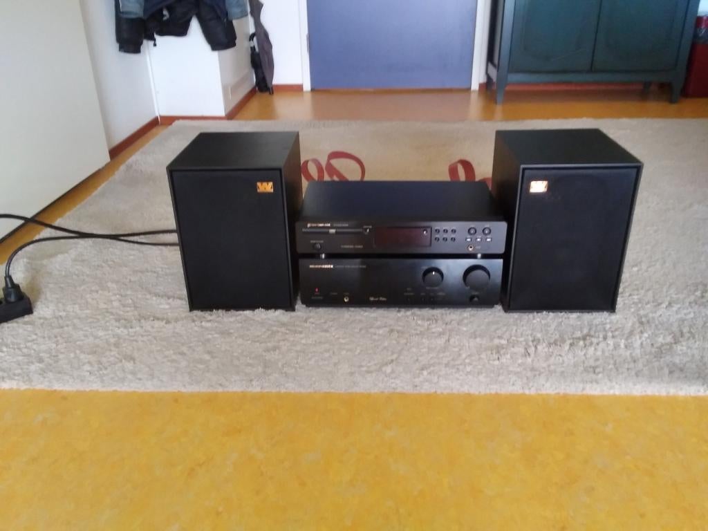 Buizen versterker buizen cd speler allebij met AB speakers, Ophalen, Speakers, Overige merken