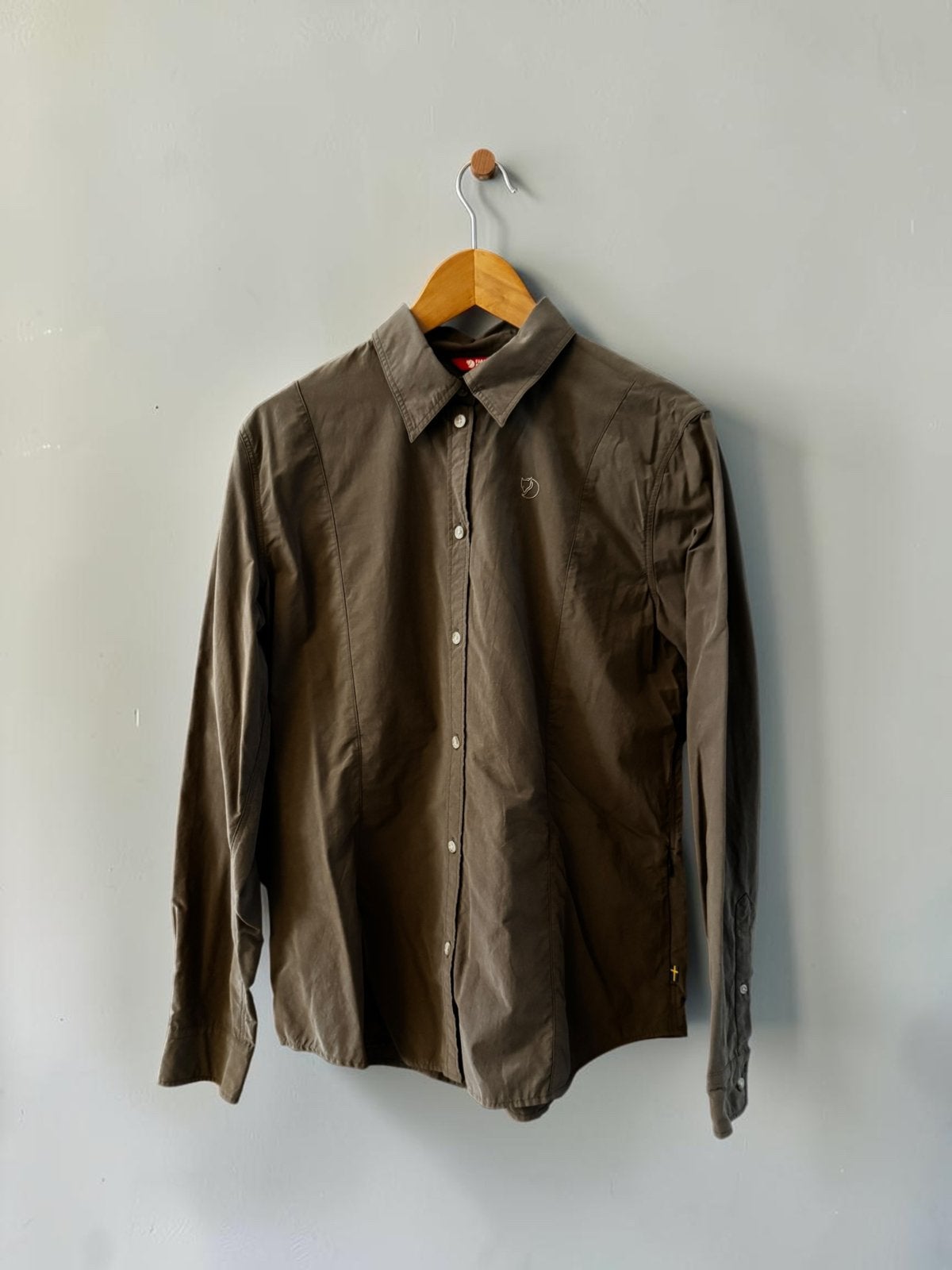 Fjällräven blouse khaki groen XL extra large 42 40 38, Ophalen of Verzenden, Zo goed als nieuw, Maat 46/48 (XL) of groter, Groen
