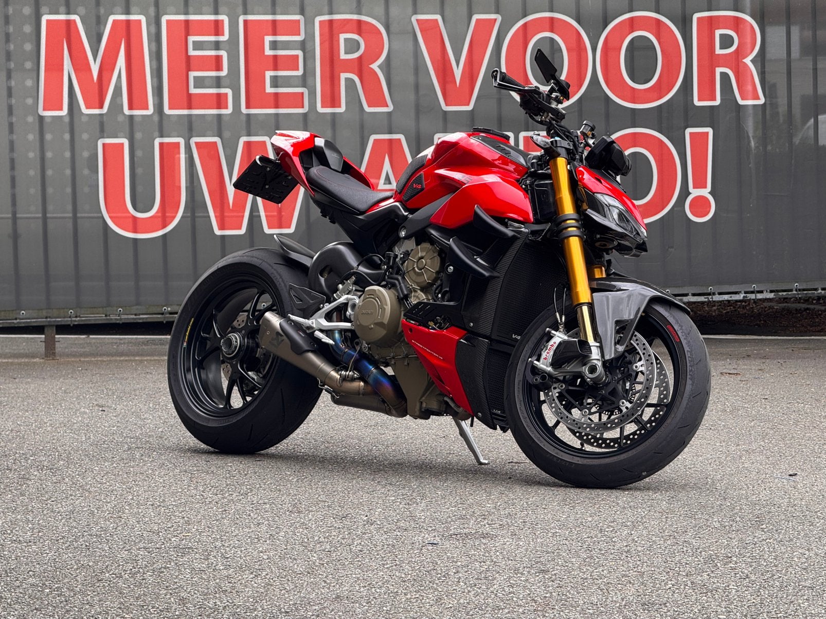 Ducati streetfighter v4s 2022 akra carbon dealer onderhouden, Motoren, 4 cilinders, Particulier, Meer dan 35 kW, Naked bike