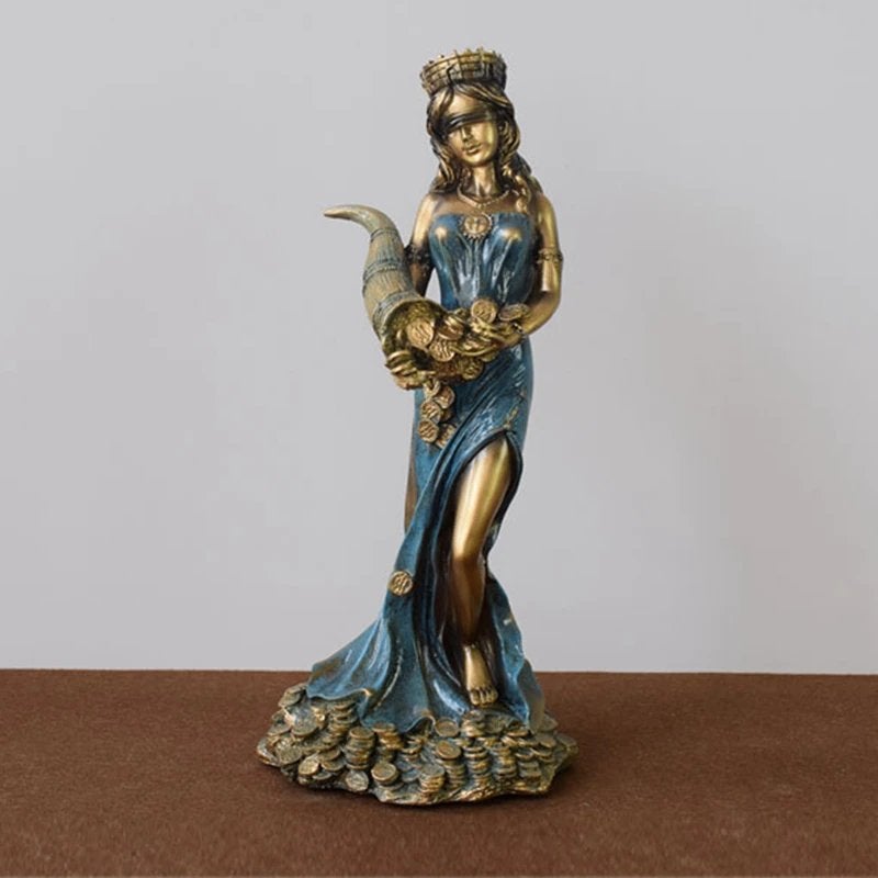 Fortuna Romeinse God Beeld Religie Beeldje Mythologie, Verzenden, Nieuw, Religie