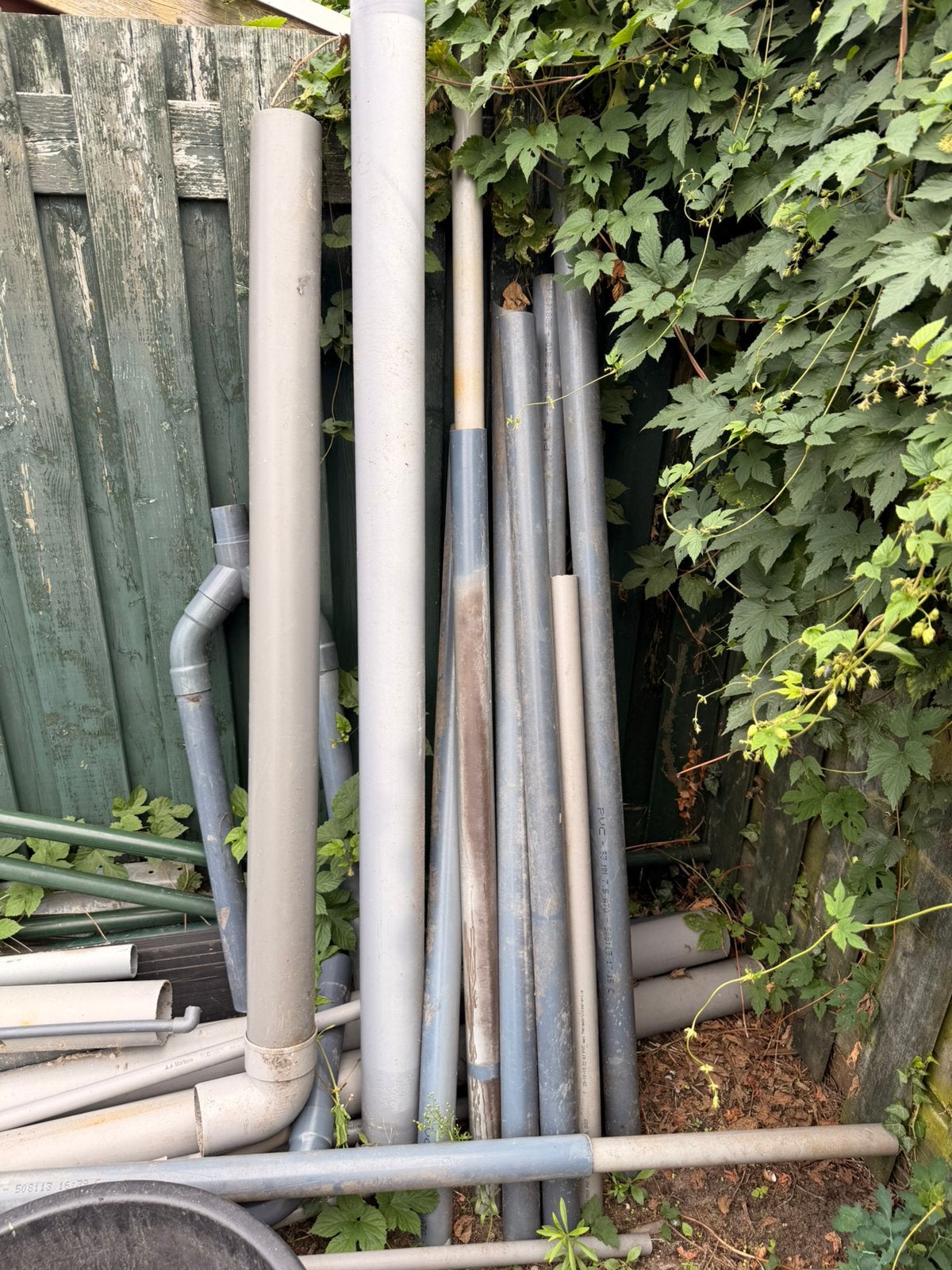 Diverse PVC (druk) buizen 110,63,50 , manchet koppeling enz, Doe-het-zelf en Verbouw, Buizen en Afvoer, Pvc, Overige typen, Ophalen of Verzenden