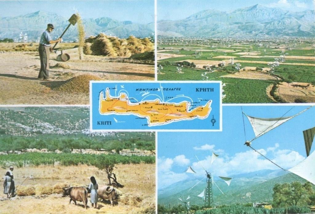 1 Ansichtkaart Kreta 1978., Ophalen of Verzenden, 1960 tot 1980, Ongelopen, Overig Europa