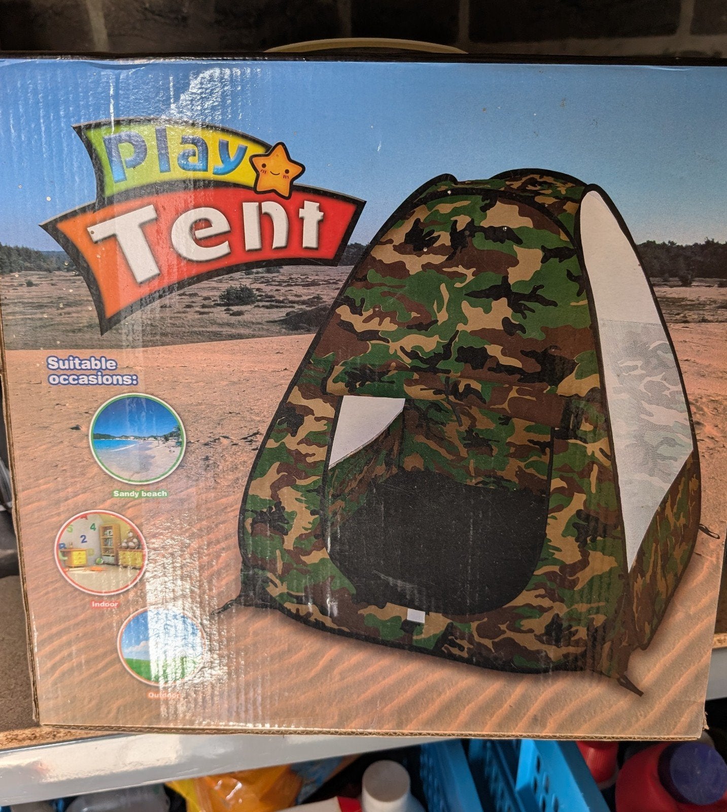 Play Tent Camouflage - Speeltent voor kinderen, Ophalen of Verzenden, Nieuw