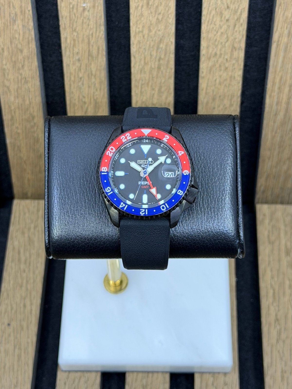 Seiko 5 Sports x Pepsi Limited Edition SSK047K1X, Sieraden, Tassen en Uiterlijk, Horloges | Heren, Seiko, Staal, Verzenden, Polshorloge