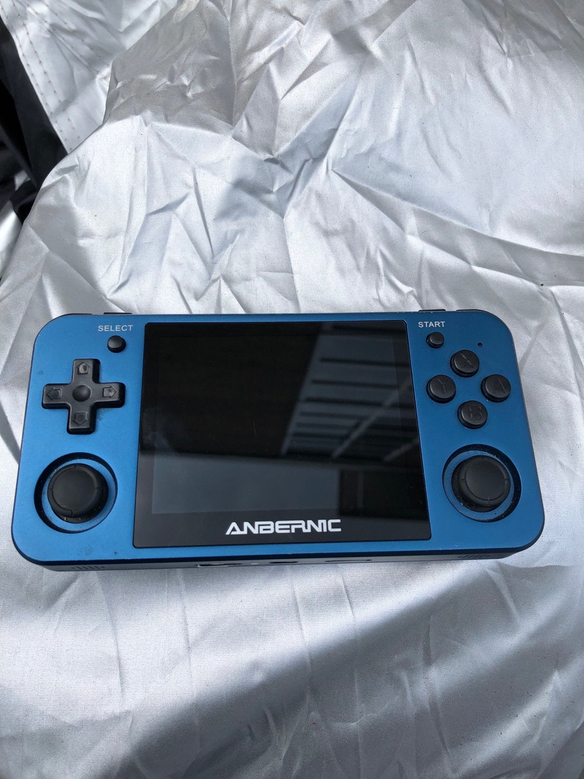 Anbernic RG351MP Retro Handheld Metalen Behuizing Ocean Blue, Spelcomputers en Games, Ophalen, Anbernic, Zo goed als nieuw