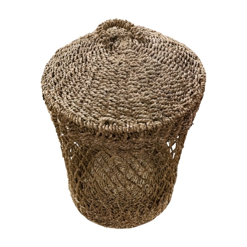 Laundry basket seagrass D40H65cm, Ophalen, Bruin, Overige merken, Nieuw