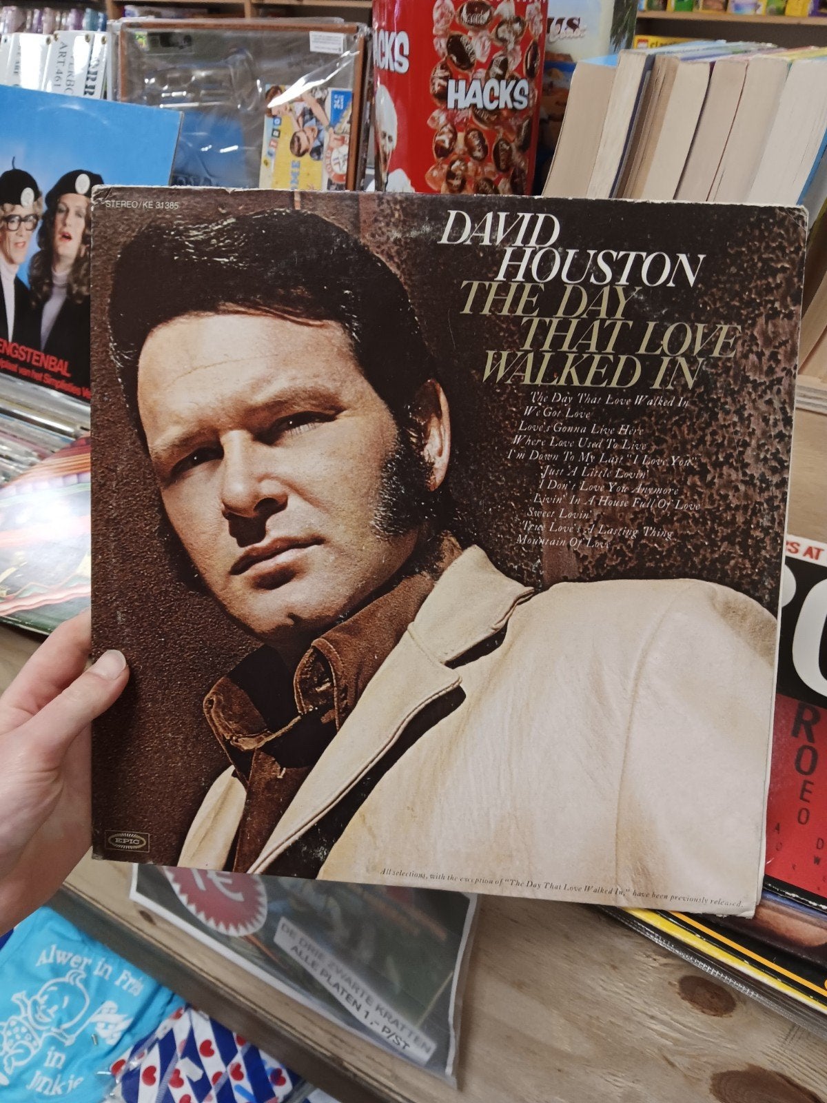 David Houston - The Day That Love Walked In LP (1970), Cd's en Dvd's, Vinyl | Pop, Ophalen of Verzenden, Gebruikt, 12 inch