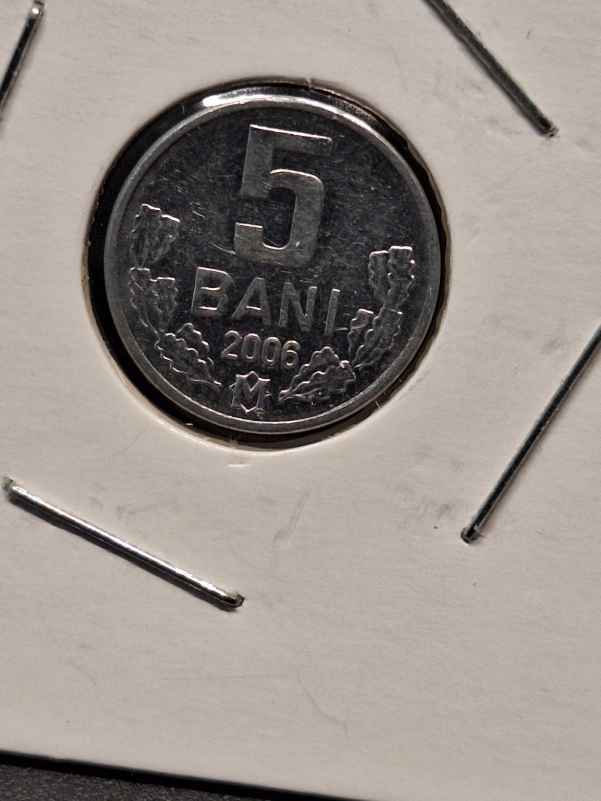 Moldavië 5 bani 2006, Postzegels en Munten, Ophalen of Verzenden, Overige landen