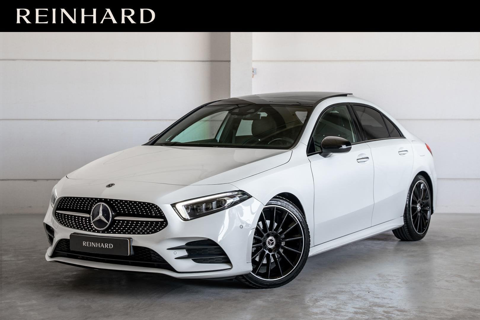 Mercedes A-klasse 200 AMG Night / Burmester / Elektr. Stoele, Auto's, Gebruikt, 4 cilinders, Bedrijf, 690 kg
