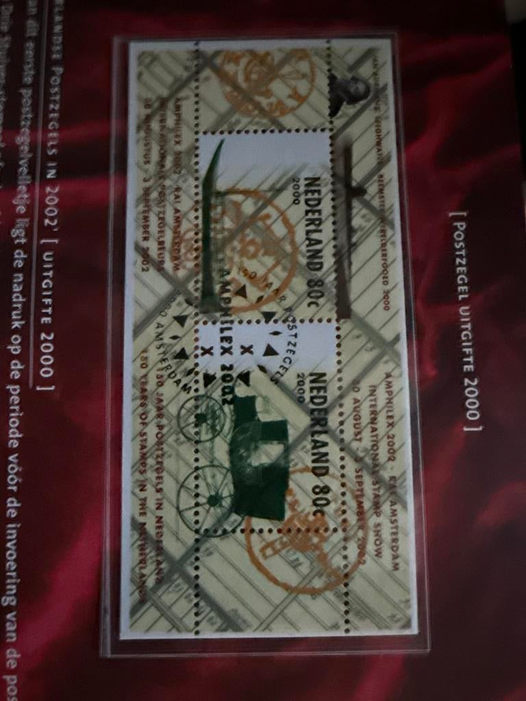 Nederlandse Postzegels Amphilex 2002 - Postfris, Ophalen of Verzenden, Na 1940, Postfris