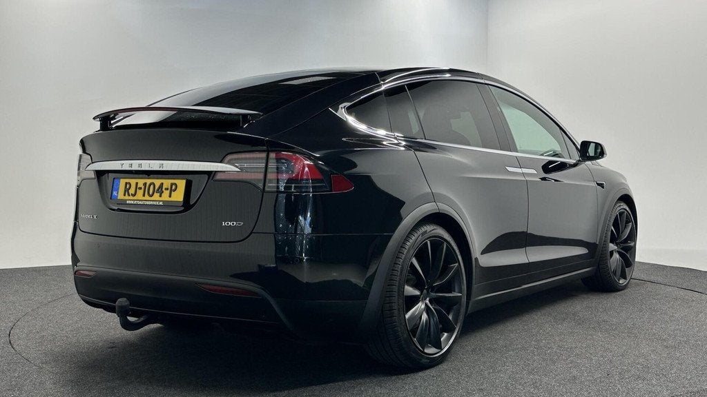 Tesla Model X 100D 6p. CAMERA LEER TREKHAAK NAVI CARPLAY., Auto's, Tesla, Model X, Gebruikt, Met garantie (alle), Lichtsensor