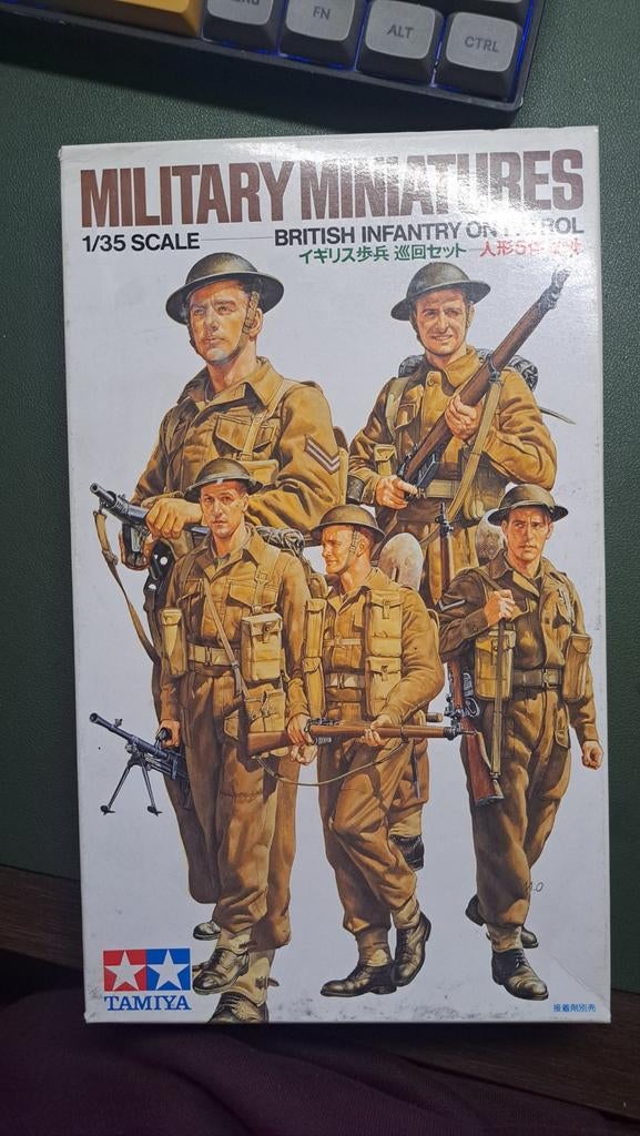 Tamiya british infantry on patrol, Ophalen of Verzenden, Nieuw, 1:35 tot 1:50