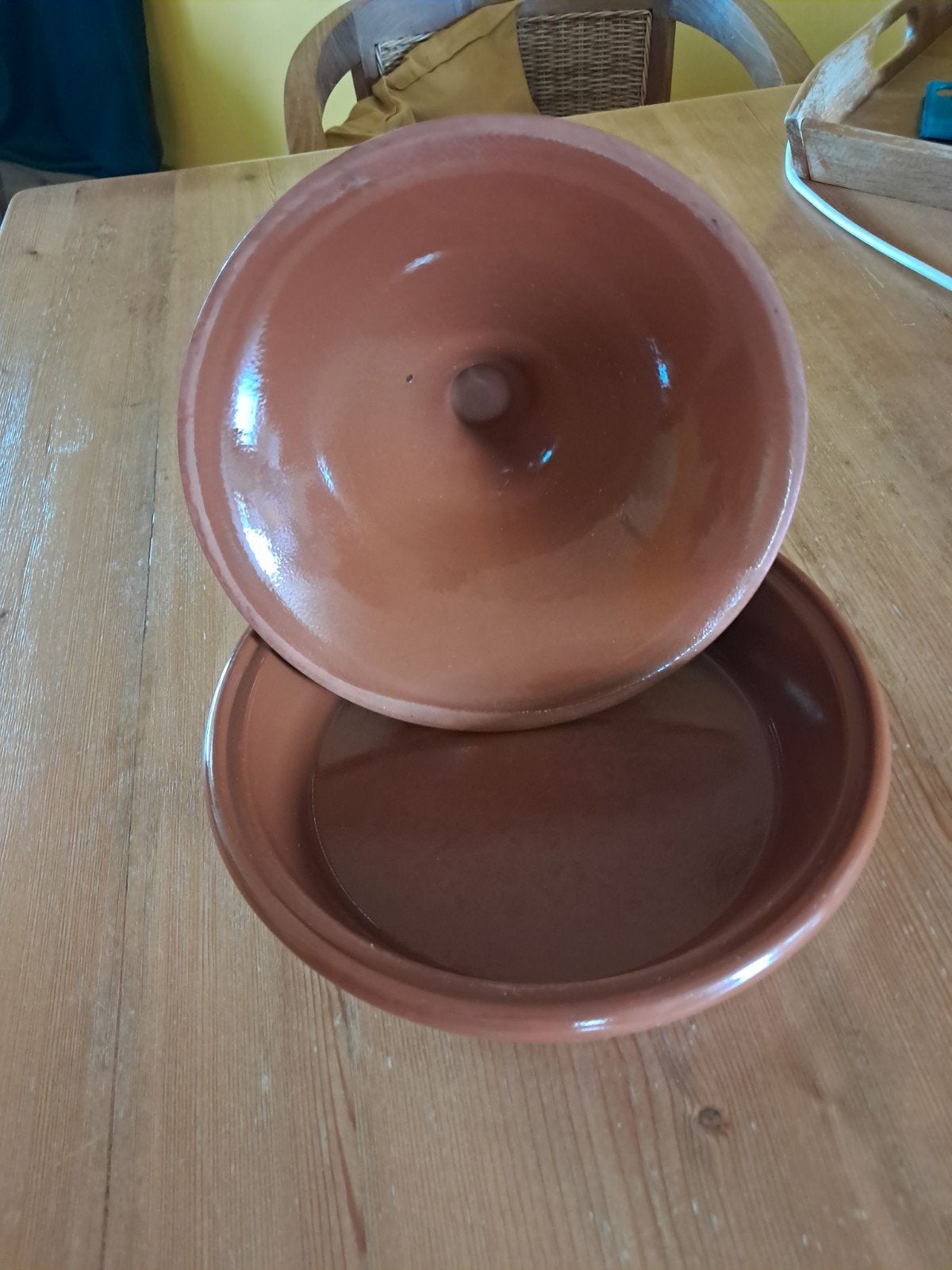 Mooie tajine, zo goed als nieuw, Overige typen, Ophalen of Verzenden, Zo goed als nieuw, Steen/keramiek